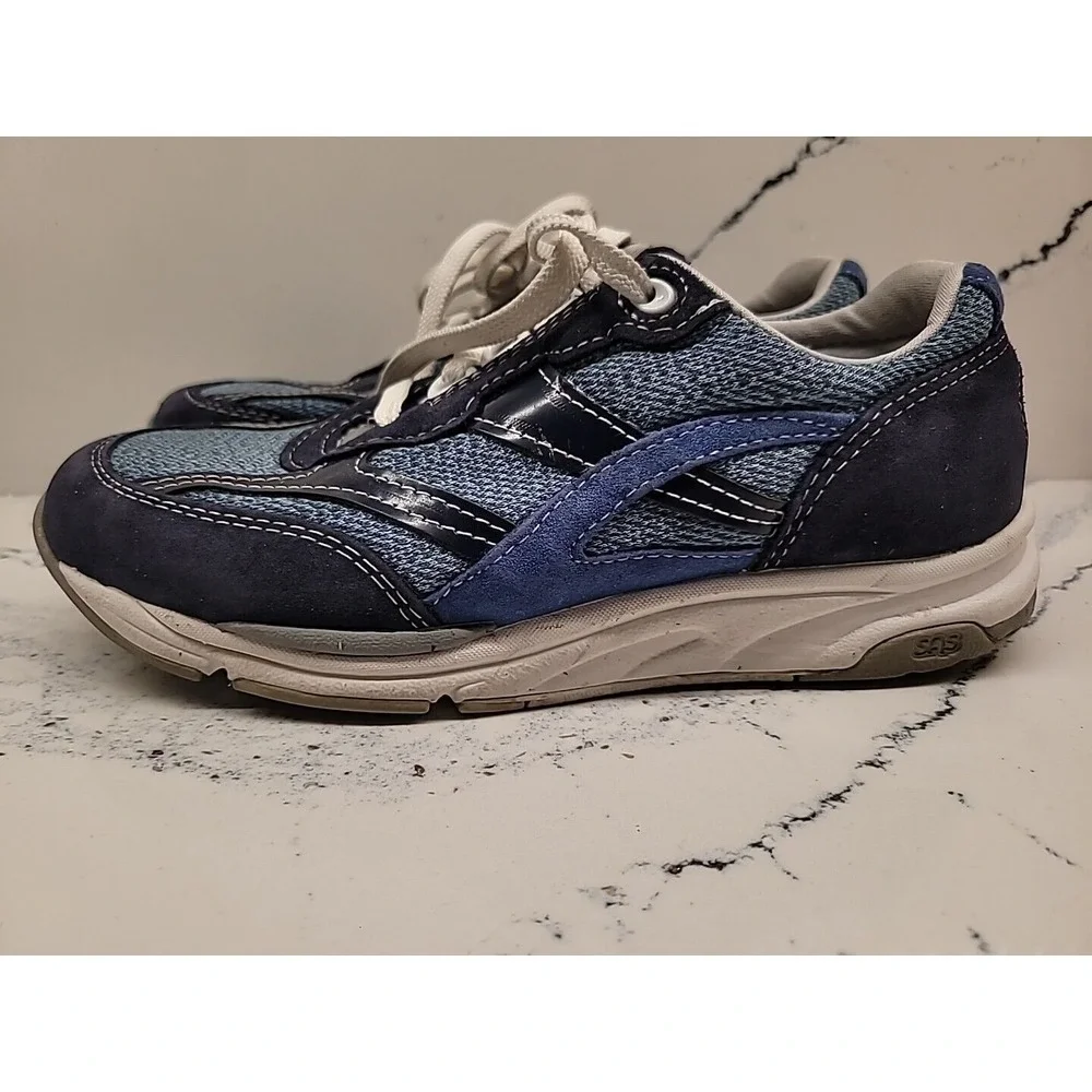 SAS Tour Mesh LT Marine Womens Size 6M Blue Tripad Comfort‎ Shoes